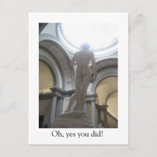 ダビデの裏側 ポストカード