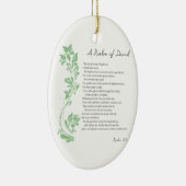 ダビデの詩篇主は私の羊飼いの聖句である セラミックオーナメント (右)