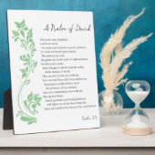 ダビデの詩篇主は私の羊飼いの聖句である フォトプラーク (側面)