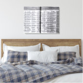 ダビデの詩編：オクタープラム， 1516 キャンバスプリント (インサイチュ (寝室))