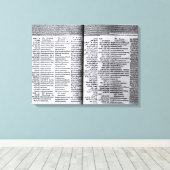 ダビデの詩編：オクタープラム， 1516 キャンバスプリント (インサイチュ (ウッドフロア))