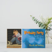 ダビデの誕生日パーティー | Starsフォト招待状 (スタンド正面)