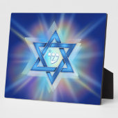 ダビデの輝く星 フォトプラーク (側面)
