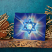 ダビデの輝く星 フォトプラーク (側面)