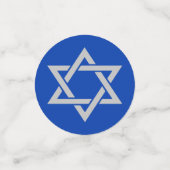 ダビデの銀星オンブルー コンフェッティ (スモール正面)