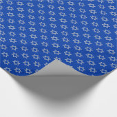 ダビデの銀星オンブルー ラッピングペーパー (角)