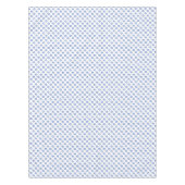 ダビデの青い星オンホワイト テーブルクロス (正面)