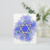 ダビデの青い星 ポストカード (スタンド正面)