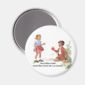 ダビデはゴルドが好きだ。 マグネット (正面/裏面)