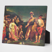 ダビデへのアビゲイルの供え物 フォトプラーク (側面)