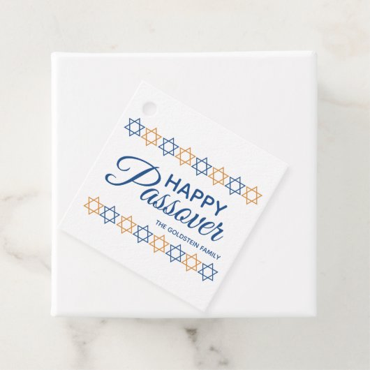 ダビデエレガントッドのハッピー・パスソーバー・スターパーソナライズされた フェイバータグ (インサイチュ)