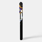 ダビデモダンッドのスター・オン・ブラックパーソナライズされた Case-Mate iPhoneケース (裏面 / 左)