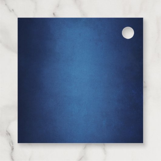 ダビデモダンッドのブルーフォーマルスターバー(ユダヤ教の)バル・ミツバーパーティー フェイバータグ (裏面)