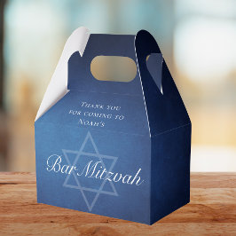 ダビデモダンッドのブルーフォーマルスターバー（ユダヤ教の）バル・ミツバーパーティー フェイバーボックス
