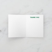 ダビデモダンッドの旋回スターカスタムバーバルミツワー サンキューカード (内部)