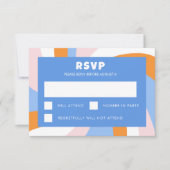 ダビデモダンッドの旋回スターカスタムバーバルミツワー 出欠カード (正面)