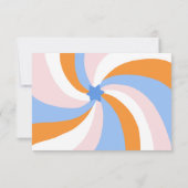 ダビデモダンッドの旋回スターカスタムバーバルミツワー 出欠カード (裏面)