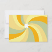 ダビデモダンッドの旋回スターカスタムバーバルミツワー 出欠カード (裏面)