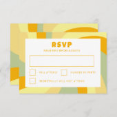 ダビデモダンッドの旋回スターカスタムバーバルミツワー 出欠カード (正面/裏面)