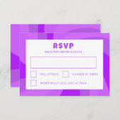 ダビデモダンッドの旋回スターカスタムバーバルミツワー 出欠カード (正面/裏面)