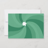 ダビデモダンッドの旋回スターカスタムバーバルミツワー 出欠カード (裏面)