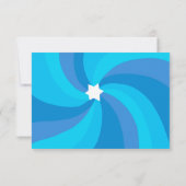 ダビデモダンッドの旋回スターカスタムバーバルミツワー 出欠カード (裏面)