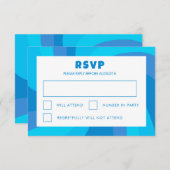 ダビデモダンッドの旋回スターカスタムバーバルミツワー 出欠カード (正面/裏面)