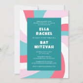 ダビデモダンッドの旋回スターカスタムバーバルミツワー 招待状 (正面)