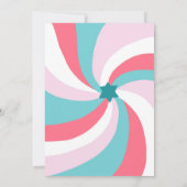 ダビデモダンッドの旋回スターカスタムバーバルミツワー 招待状 (裏面)