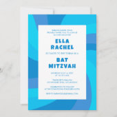 ダビデモダンッドの旋回スターカスタムバーバルミツワー 招待状 (正面)