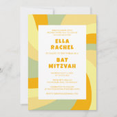 ダビデモダンッドの旋回スターカスタムバーバルミツワー 招待状 (正面)