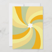 ダビデモダンッドの旋回スターカスタムバーバルミツワー 招待状 (裏面)