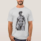 ダビデ像 Tシャツ (正面)