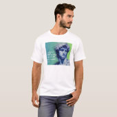 ダビデ像 Tシャツ | アートは決して死なない (正面フル)
