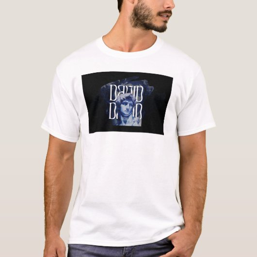 ダビデ像 Tシャツ | アートは決して死なない (正面)