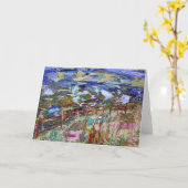 ダビデ博士の世俗的なフェンス カード (黄色い花)