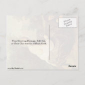 ダビデ王がレンブラントに見たバスティバ ポストカード (裏面)