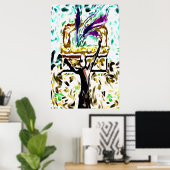 ダビデ王のダンス ポスター (ホームオフィス)