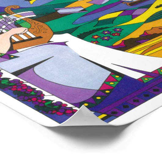 ダビデ王の歌 ポスター (角)