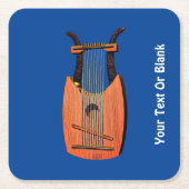 ダビデ王の竪琴 スクエアペーパーコースター (正面)