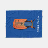 ダビデ王の竪琴 フリースブランケット (正面(横))