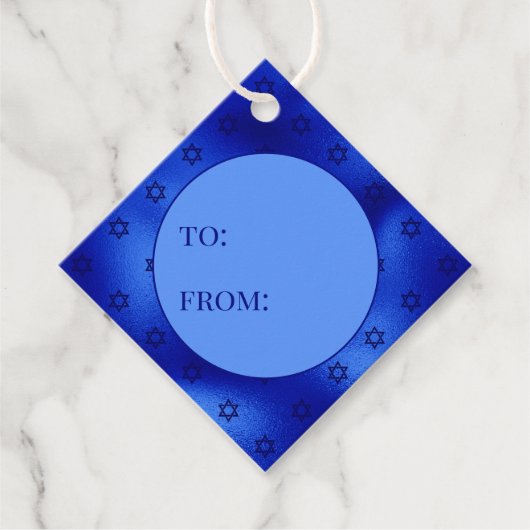 ダビデ王室のィッド・ハヌカーの青い星から好意からT フェイバータグ (正面)