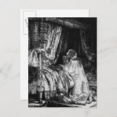 ダビデ王祈りの言葉, 1652 ポストカード (正面/裏面)