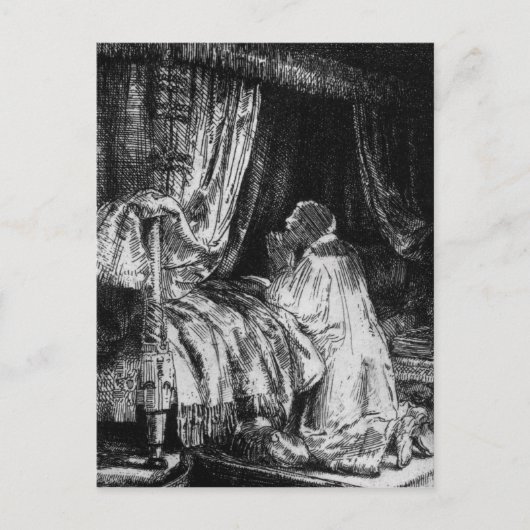 ダビデ王祈りの言葉, 1652 ポストカード (正面)