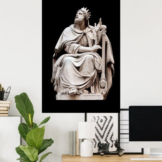 ダビデ王 ポスター (ホームオフィス)