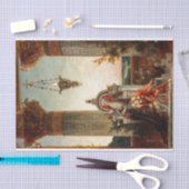 ダビデ王、1878年Gustave Moreau 薄葉紙 (クラフト)