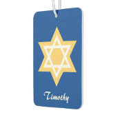 ダビデ・ゴールデンとホワイトの星 カーエアーフレッシュナー (左)