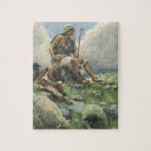 ダビデ・ザ・シェパードによるヴィンテージ宗教 ジグソーパズル (縦)