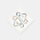 ダビデ・シャナ・トヴァのロシュ・ハシャナ・ビューティフル・スター スタンダードカクテルナプキン (角)