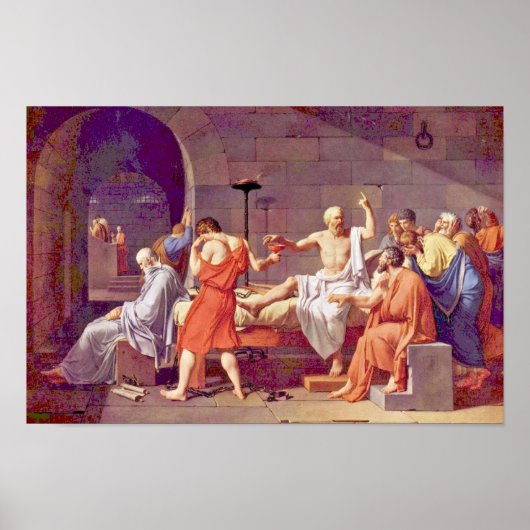 ダビデ・ジャック・ルイによるソクラテス最高のの死去 ポスター (正面)